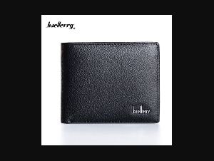 New 2018 genuine leather men wallets famous brand men wallet male black coin purse ID card dollar bill wallet