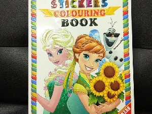 16 pages Snow Princess Girls Coloring Book Sticker Book For kids Children Adults colouring Painting Drawing story color books